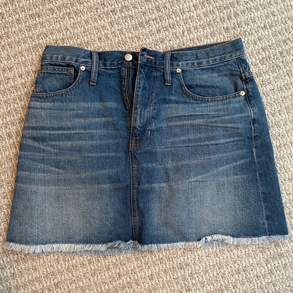 Madewell denim skirt
